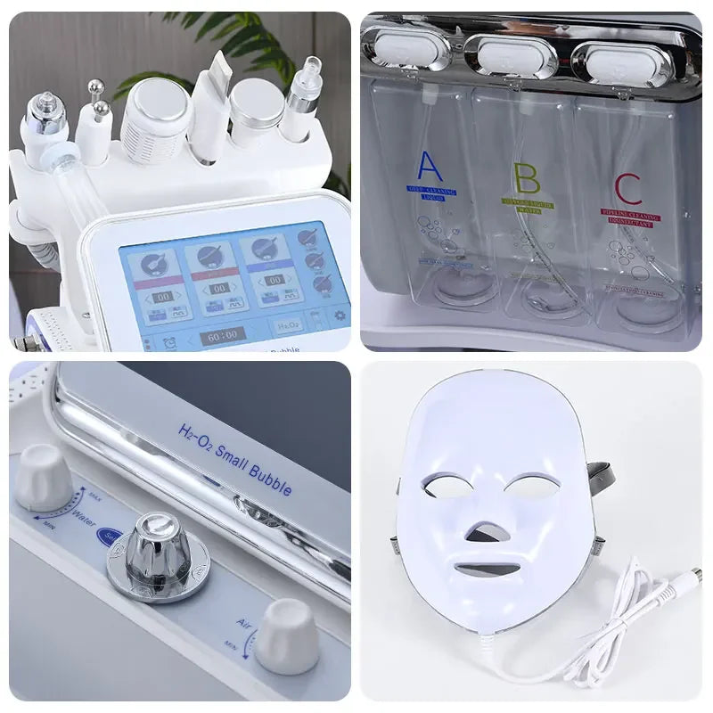 6‑in‑1/7‑in‑1 Facial Massager, Facial Beauty & Cleansing Device, Multifunctional At‑Home Beauty Equipment, Gift for Girlfriend, Wife and Parents, Holiday Present