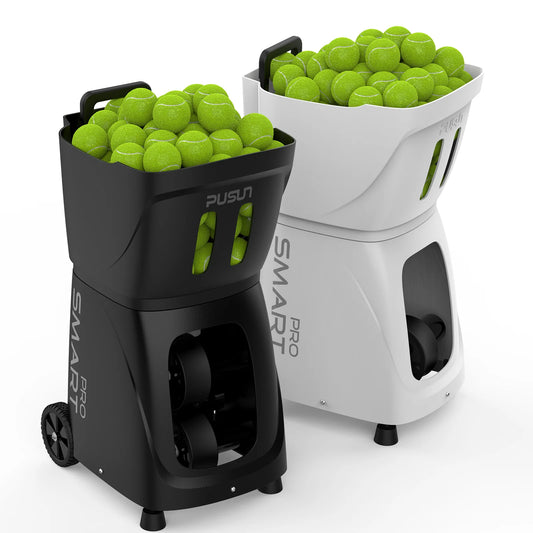 PUSUN PT-Smart Pro Tennis Ball Machine for Professional Training, Large Capacity, App&Remote Adjust Speed/Freq/Angle, DIY Train