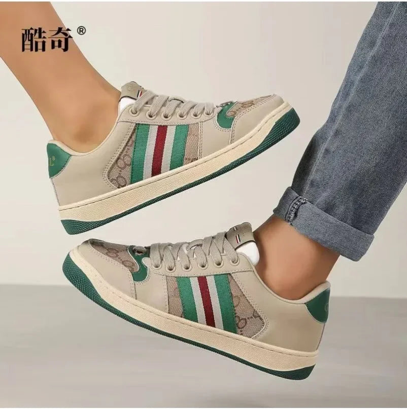 Dirty Shoes Classic Fashion Retro Board for Men Women Comfortable Thick Soled Casual Anti Slip Neutral Sneakers SG8
