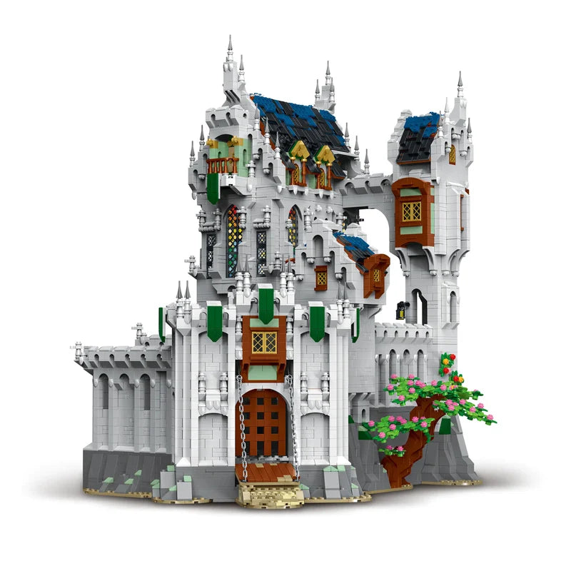 8603PCS Medieval Castle House Modular Buildings Blocks European Style City Street View Apartment Architecture Brick Model Kit Boys Toy Adult Kid Gift