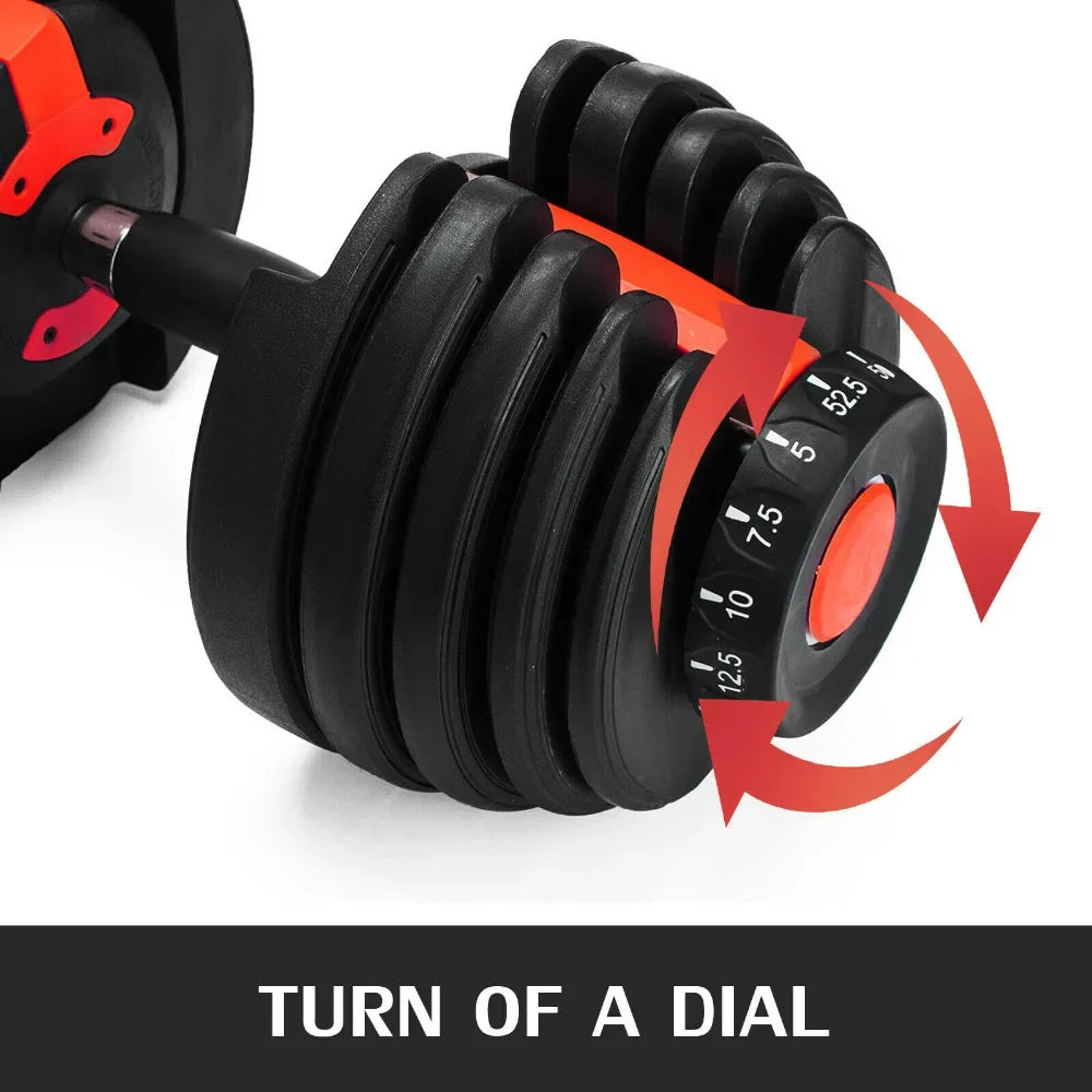 SIHAO Variable‑Weight Dumbbell 52.5lbs | Adjustable Strength Training Dumbbell, Home Workout Equipment for Arm Muscle Development, Indoor Fitness Tool