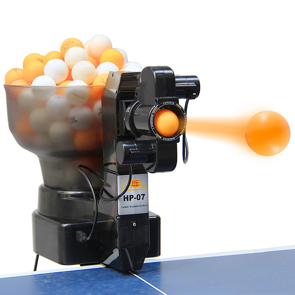 Table Tennis Robot Table Tennis Ball Machine 40mm Automatic Table Tennis Machine for Training Table Tennis Training Machine