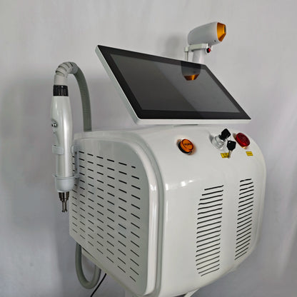Hot Sale: 2-in-1 Ice Diode Laser Hair Removal Machine, 755, 808, 1064 nm Q-Switched Nd:YAG Picosecond Tattoo Price Beauty Equipm