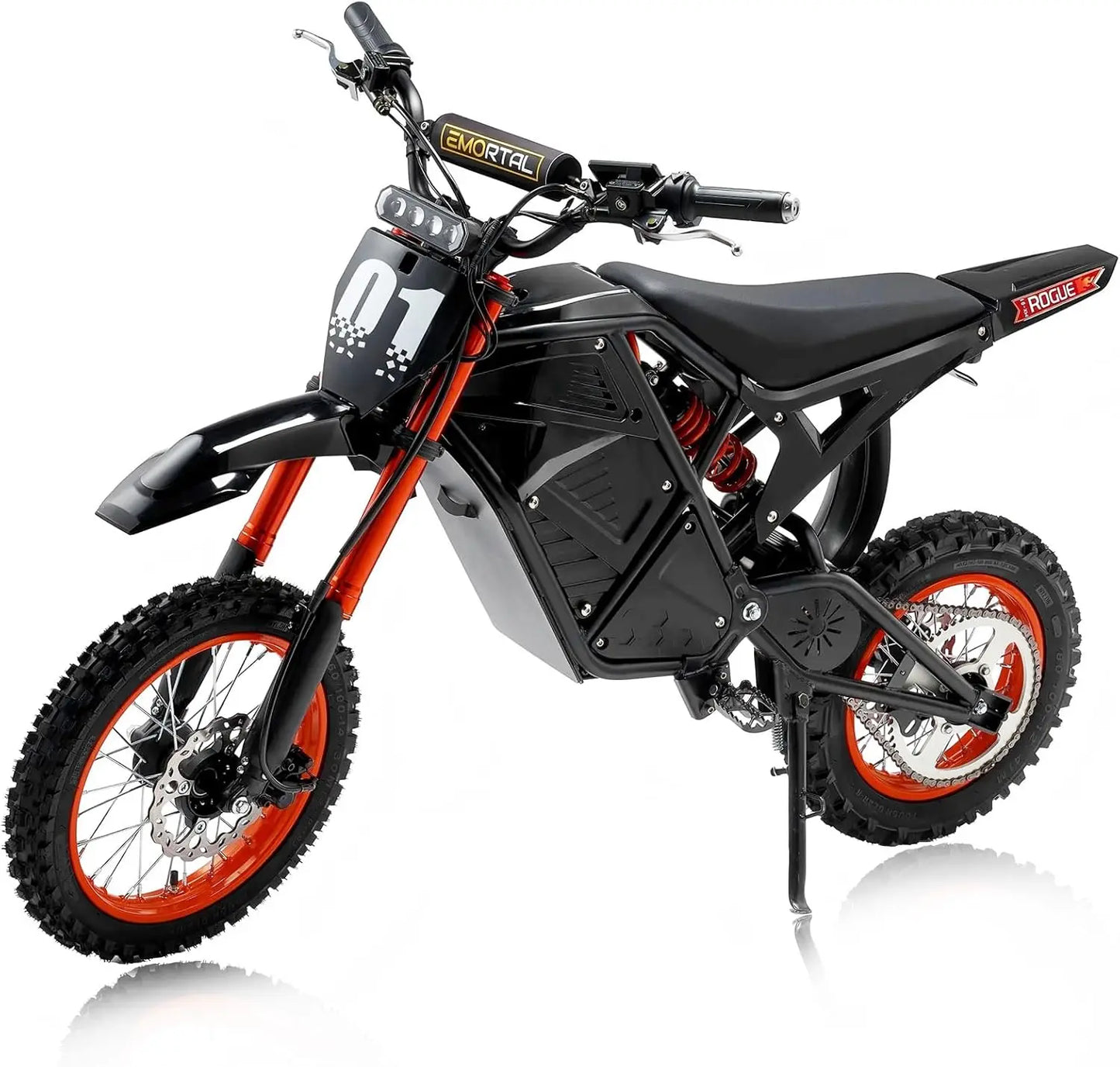 Electric Dirt Bike for Teens and Adults, 3000W Electric Motorcycle, 14/12 in Wide Tires, 38 Mph Speed, Equipped with 48V 23AH