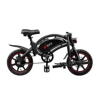 DYU D3F Adult ebike 250W City Ebike 36V10AH Battery Electric Bike 14 Inch Tire Folding E-bike