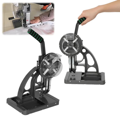 8MM Semi-Automatic Grommet Machine, Heavy Duty Hand Press Eyelet Grommet Machine, Puncher Eyelet Feeding Tool