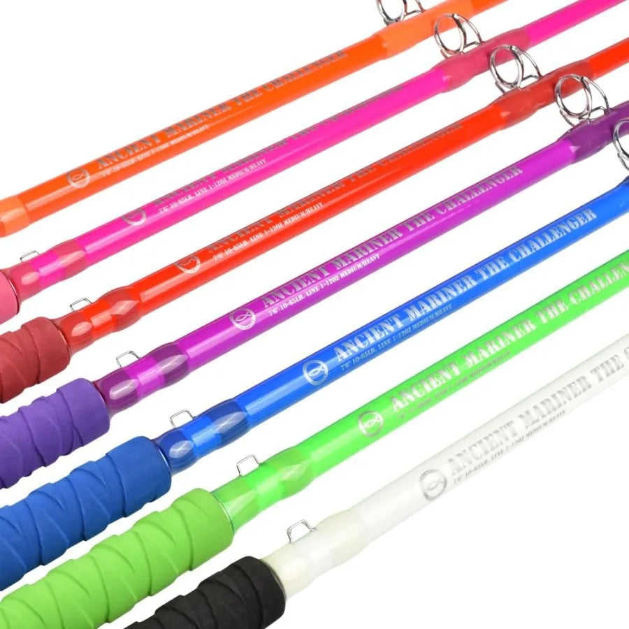 Catfish Fishing Rods 76 Glow in The Dark Ancient Mariner The Casting Rod Medium Heavy for Night Fishing and Dee