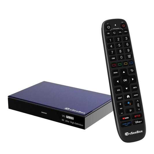 2026 V6 Plus with Voice Control 4GB RAM 64GB Storage Powerful Streaming Box