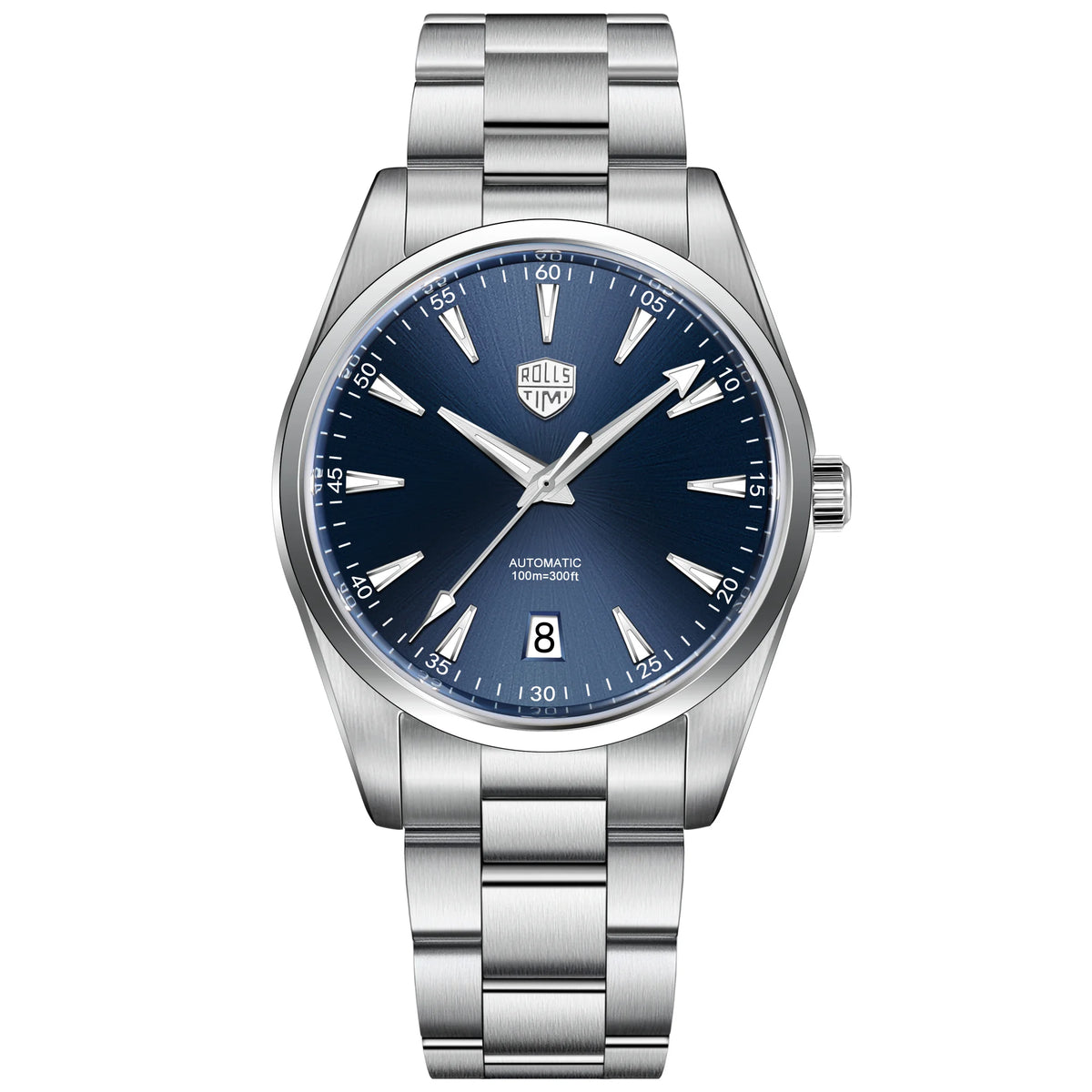 2025 New Rollstimi Men's Watches Luxury Automatic Watch For Men AR Sapphire crystal 100M Waterproof Mechanical Wristwatch Men