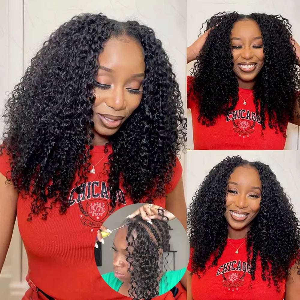 Crochet Human Hair Burmese Curly Knotless Feather Pre-Separated Crochet Braid Light Weight Reusable Brazilian Hair Extension