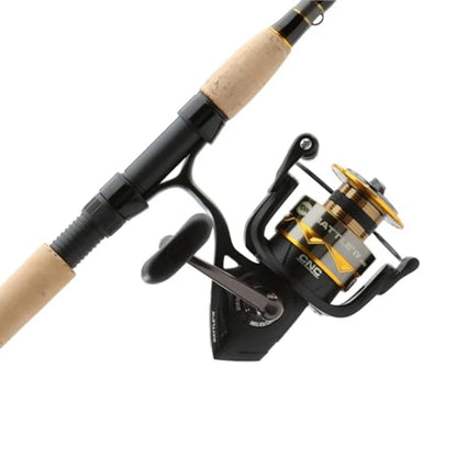 HighPerformance Fishing Combo with Battle IV Spinning Reel and Fishing Rod for Saltwater and Freshwater Angling Ideal for LongD