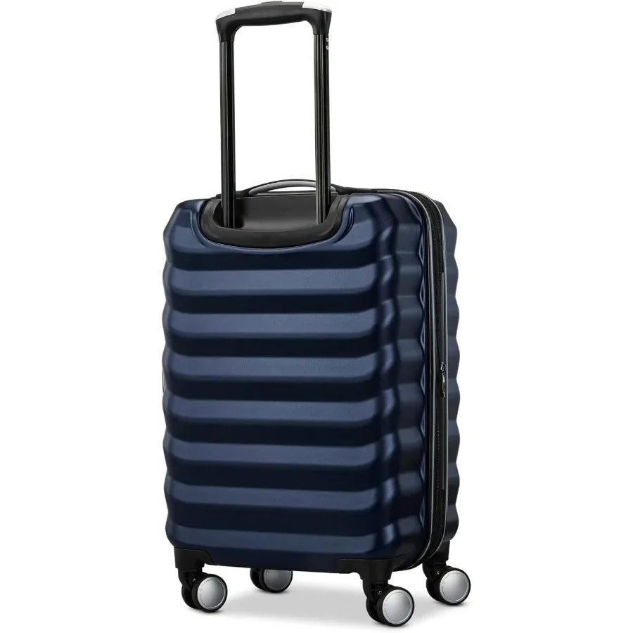 Hard-Sided 20-Inch Lightweight Carry On Expandable Element Suitcase: Durable, 360° Spinner Wheels, Adjustable Telescopic Handle