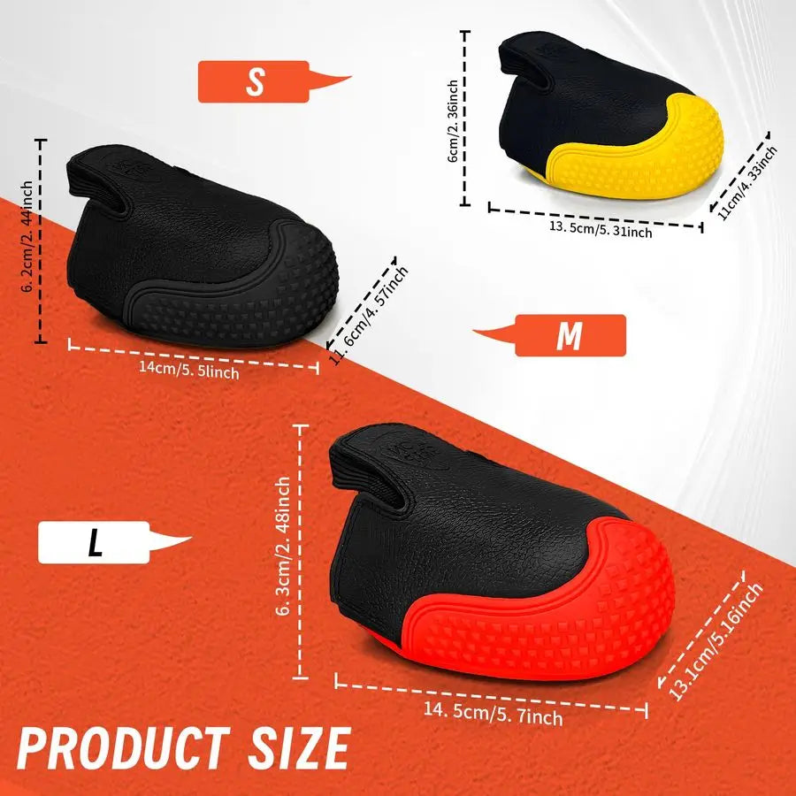 ASTM Certified Slip amp EN 22568 Steel ToeLG07 Resistant Steel Toe Shoe Covers 0.94 SRO AntiSlip Overshoes Waterproof Work Boot