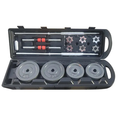 Factory Price Electroplated Dumbbells 50kgs Home Fitness Metal Dumbbell Set