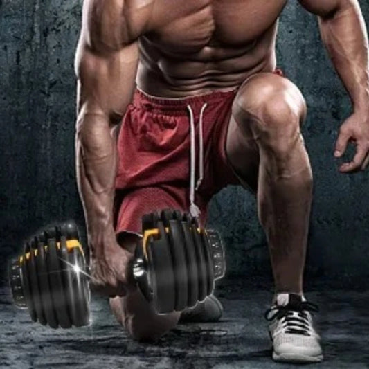 SIHAO Variable‑Weight Dumbbell 52.5lbs | Adjustable Strength Training Dumbbell, Home Workout Equipment for Arm Muscle Development, Indoor Fitness Tool