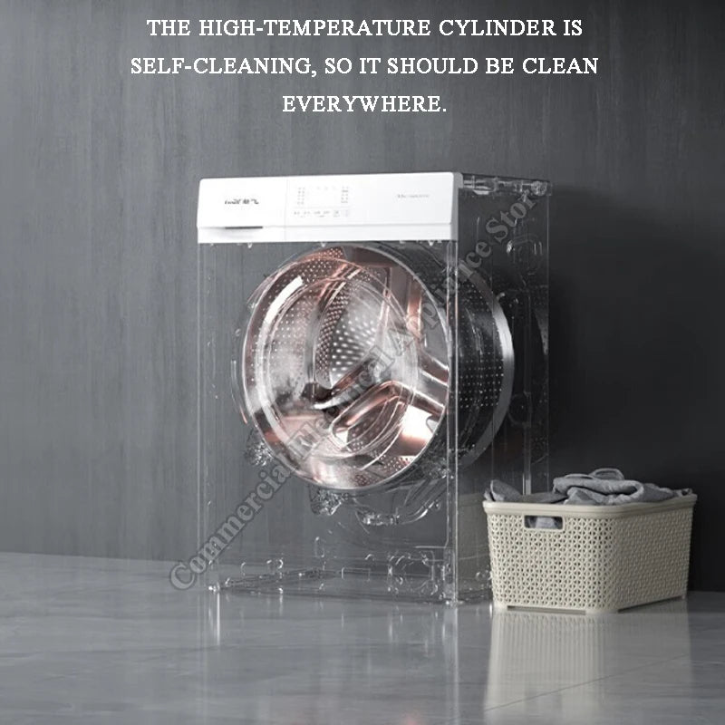 Automatic Drum Washing Machine Built-In High-End Design Home Use Large Capacity Washing Machine
