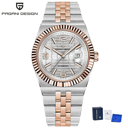 PAGANI DESIGN Men's Watches 2026 New Mechanical Wrist watch Luxury AR Sapphire crystal Automatic Watch For Men Stainless steel