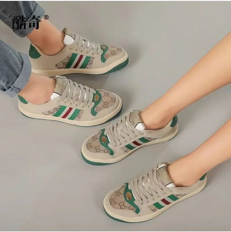 Dirty Shoes Classic Fashion Retro Board for Men Women Comfortable Thick Soled Casual Anti Slip Neutral Sneakers SG8
