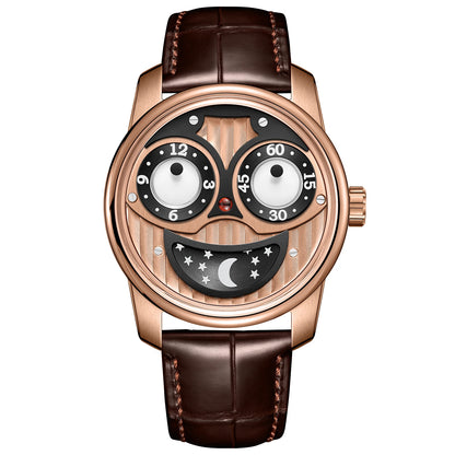 OBLVLO men's mechanical watches, automatic winding mechanical watches, novel and creative men's watches, men's timepieces, uniqu
