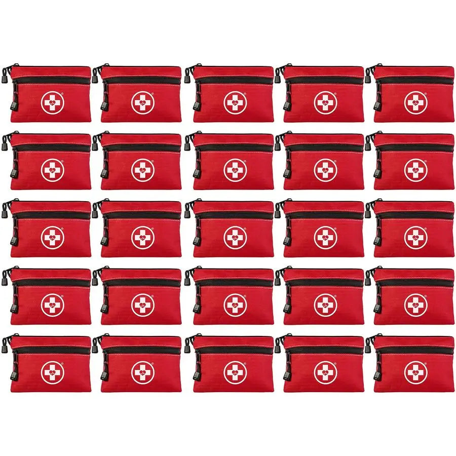 2in1 First Aid Kit for Car, Travel amp Home, Businesses Bonus Mini Kit for Medical Emergency Aid, Survival, Camping 64 Piece, 25