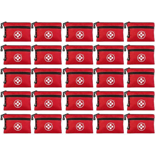 2in1 First Aid Kit for Car, Travel amp Home, Businesses Bonus Mini Kit for Medical Emergency Aid, Survival, Camping 64 Piece, 25