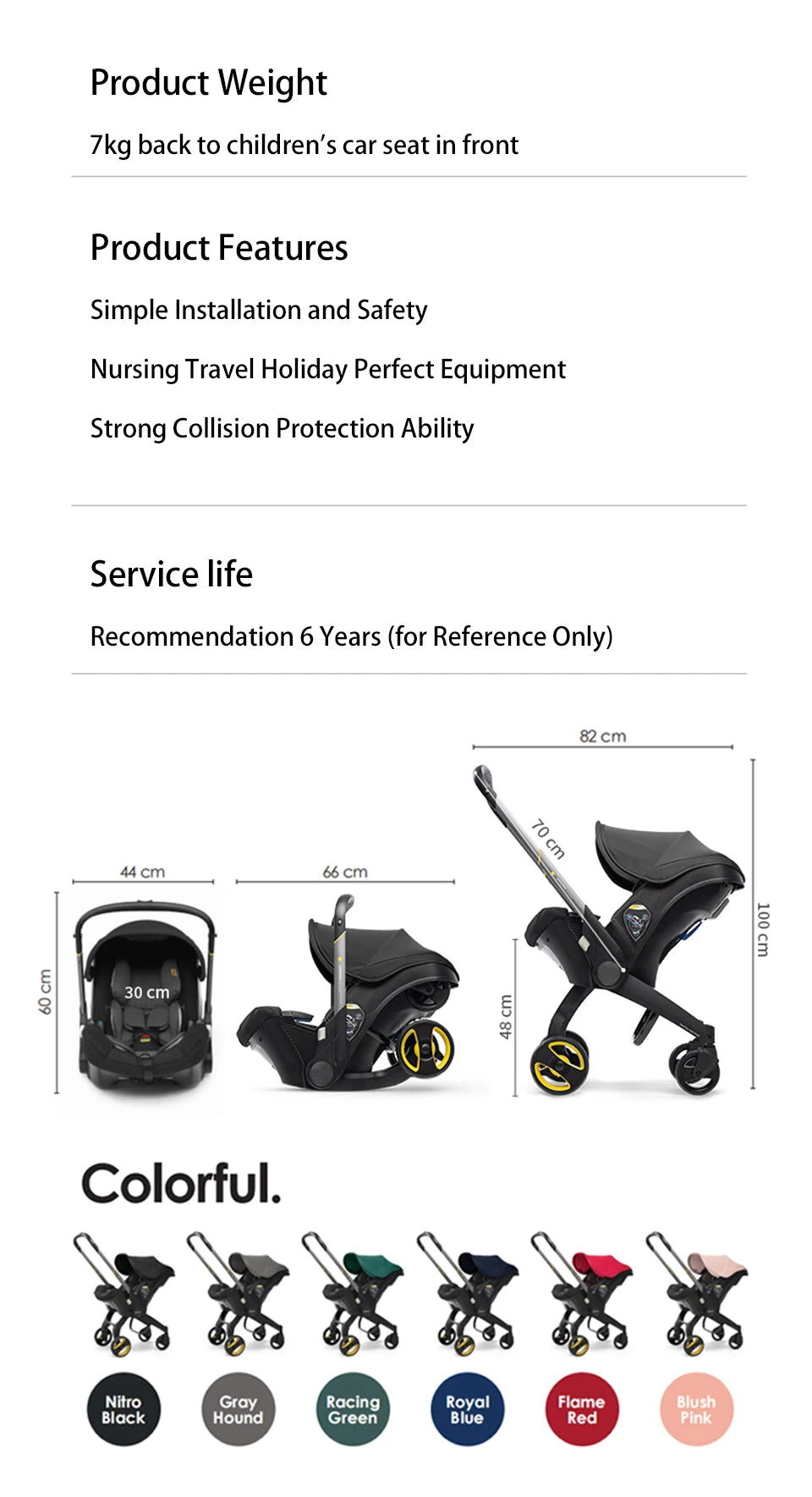 3 in 1 Baby Stroller,Multifunctional Baby Stroller,Convertible Baby Stroller,3 in 1 Stroller Wagon,Foldable 3 in 1 Baby Stroller