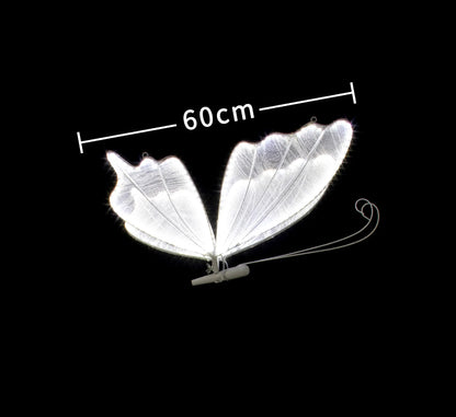 Wedding Ceiling Light Butterflies LED Lace Lamp Romantic Creative Hanging Butterfly Road Load Walkway on Party Stage Lights.
