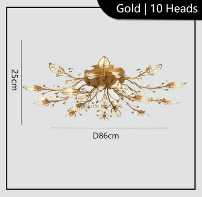 Modern Crystal Ceiling Chandelier Indoor Lighting Chandeliers  For Living Room Bedroom LED Fixture Lights Winfordo Lighting