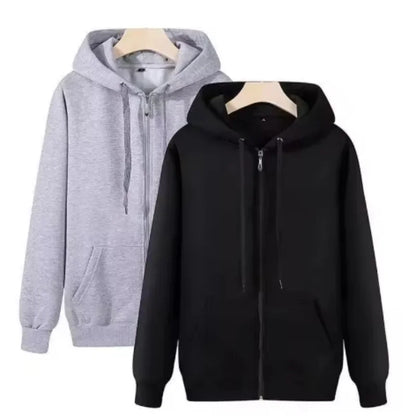 Men's Zip Up Hoodies Casual Zipper Jacket Coats Women Fleece Autumn Winter Harajuku Gothic Hooded Sweatshirts Sports Streetwear