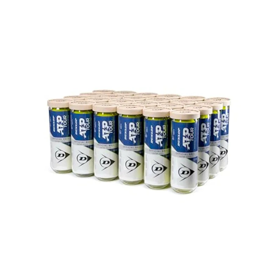 Dunlop Sports ATP Premium Tennis Balls - Case of 24 cans 72 Balls - Regular Duty and Extra Duty