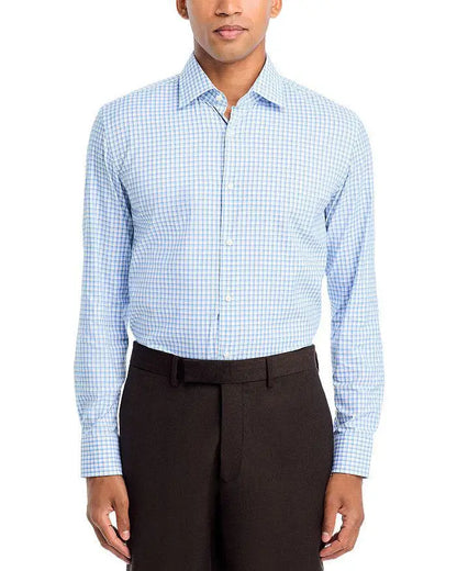 BOSS | Performance Stretch Check Slim Fit Dress Shirt