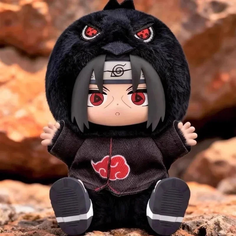 Original BANDAI Eaki Naruto Uzumaki Naruto Blind Box Shippuden Beast Party Series Plush Doll Anime Characters Are Cute Toys Gift