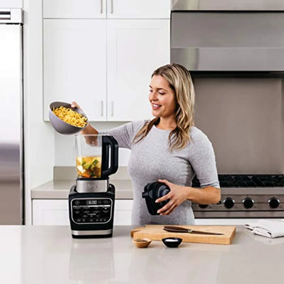 HB150C/HB152 Foodi Heat-iQ Blender 64 oz Black Kitchen Appliance Durable Plastic Black High-Speed Blending Integrated Heating F