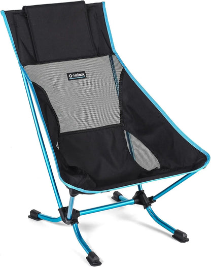 Lightweight Compact Camping Chair, 3.18lbs, Lower-Profile Design with Pockets, Black