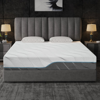 Hcore Extra Firm Full Mattress, 8/10 Inch Medium - Extra Firm Dual Sides Flippable Mattress for Back Pain