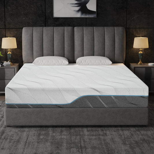 Hcore Extra Firm Full Mattress, 8/10 Inch Medium - Extra Firm Dual Sides Flippable Mattress for Back Pain