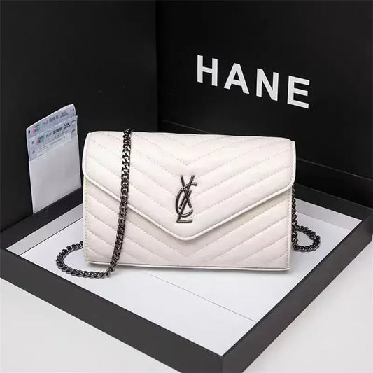 Classic rhombus chain leather shoulder bags designers luxury clutch women handbag Designer LOULOU A5 BY5