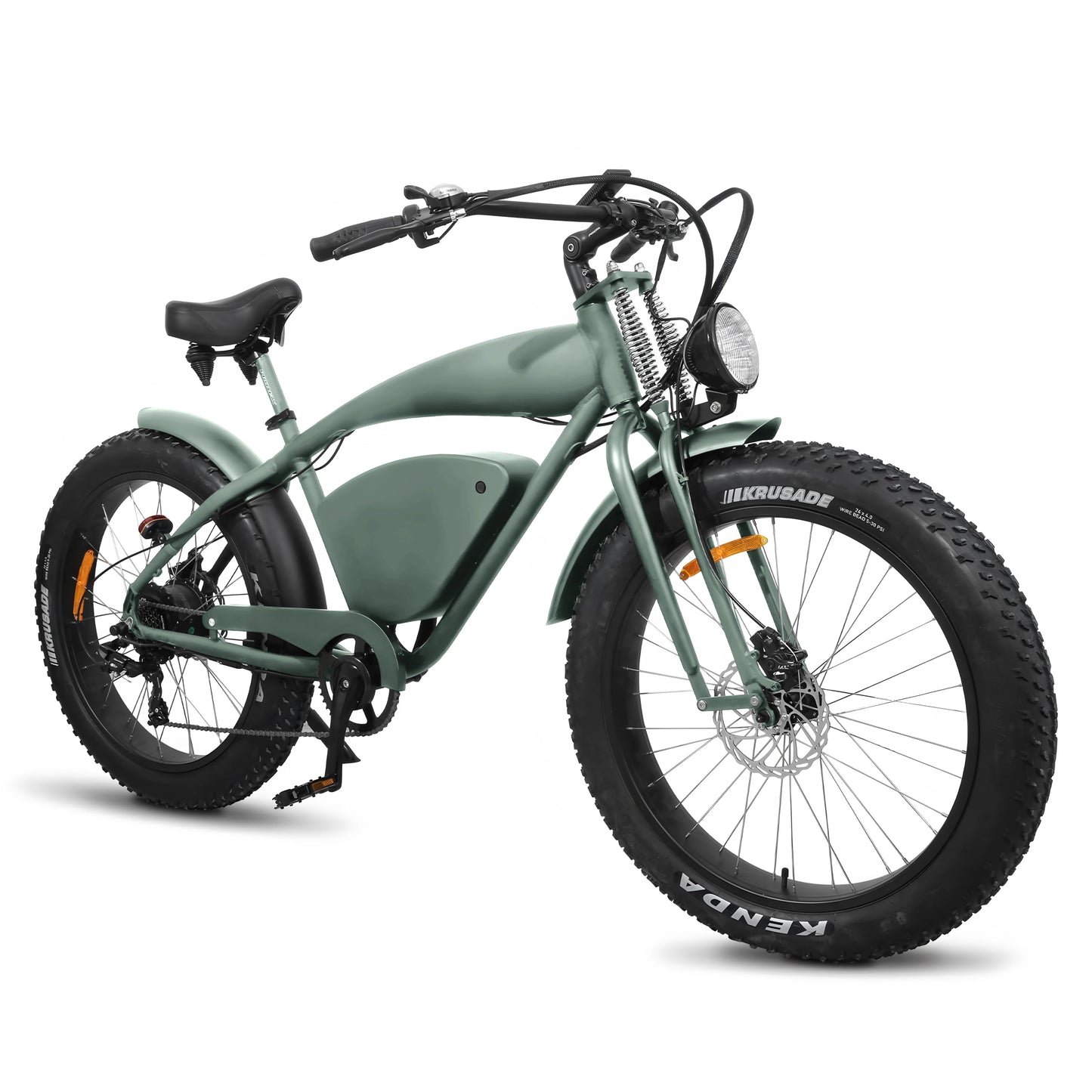 Electric Mountain Bike 48V 37MPH All-Terrain Fat Tire E-Bike, 45 Mile Dual Suspension Off-Road Beach with LCD Display UL