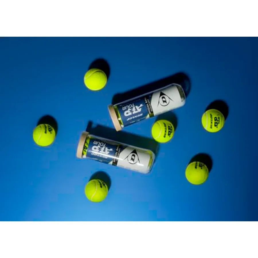 Dunlop Sports ATP Premium Tennis Balls - Case of 24 cans 72 Balls - Regular Duty and Extra Duty