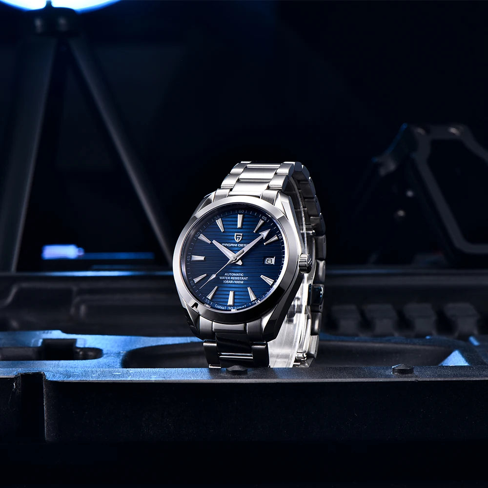 PAGANI DESIGN 40MM A150 Top Brand Men Mechanical Watch Luxury Sapphire Glass Men's Automatic Watch 100M Waterproof Watch for Men Gift Reloj Hombre