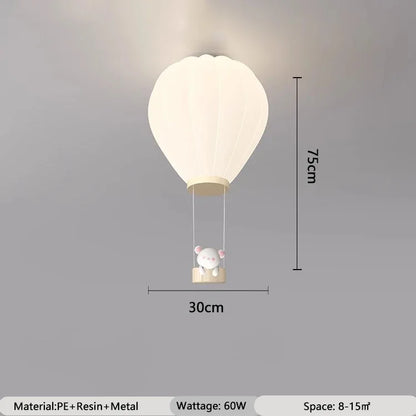 Modern Led Pumpkin Simple Bear Hot Balloon Ceiling Lamp for Child Bedroom Room Desks Home Decor Light Creative Cartoon Luminaire