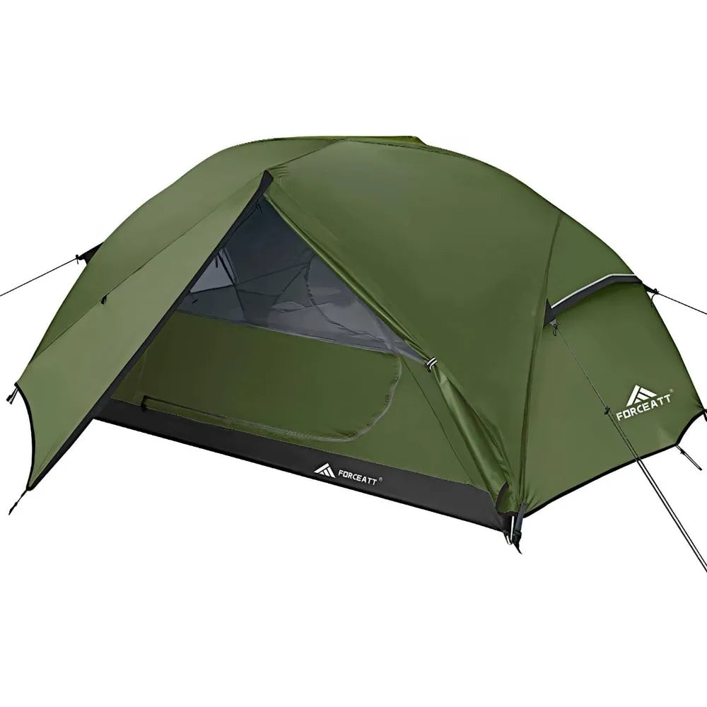 Tent for 2 Person is Waterproof and Windproof ,Lightweight Aluminum Pole Backpacking Tent Can be Set Up Quickly,Great for Hiking