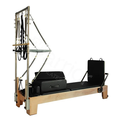 YTYIN Custom High Quality Equipment Maple Wood Pilates Reformer With Tower