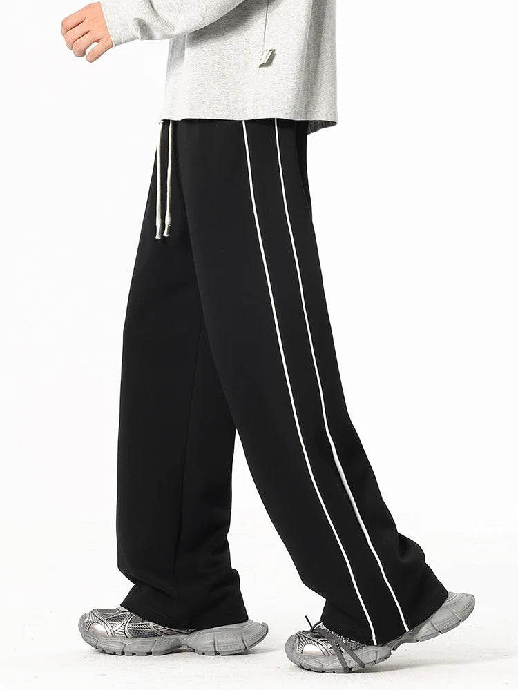 2025 Autumn Men Sweatpants Baggy Joggers Cotton Korean Sports Pants  Neutral Loose Outdoor Jogger Fitness Trouser