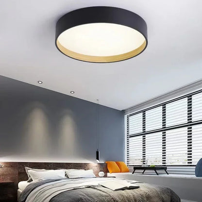 Modern Minimalist Circular LED Ceiling Light Living Room Bedroom Study Pendant Lamp Creative Interior Decor Lighting Fixtures