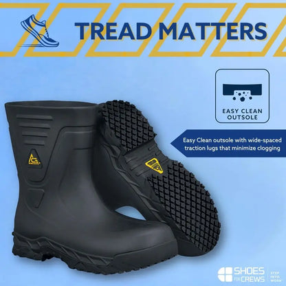 Unisex SlipResistant Work Boots WaterResistant, NonSlip Industrial Safety Boots for Men amp Women with Soft Toe or Composite Toe