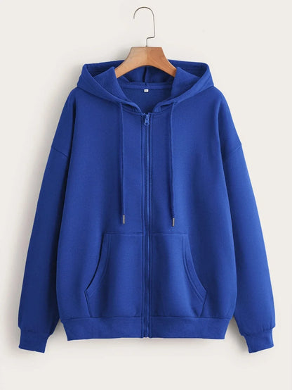 Men's Zip Up Hoodies Casual Zipper Jacket Coats Women Fleece Autumn Winter Harajuku Gothic Hooded Sweatshirts Sports Streetwear