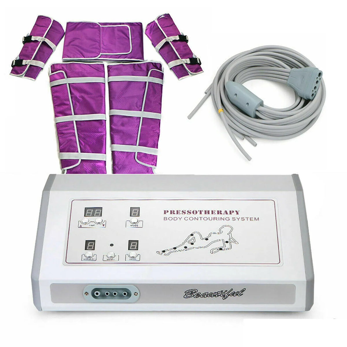 100V-120V/60HZ Electric Air Pressure Massage Machine 50L/Minute Air Pump Slimming Suit 50W Multifunctional Body Massager