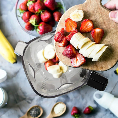 Professional 1.7L Countertop Blender for Smoothies & Shakes - Compact Electric Food Processor with Pulse, Timer, Adjustable Spee