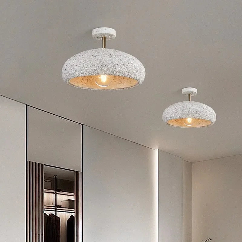 LED Ceiling Pendant Light for Dining Bedroom Wabi Sabi Chandeliers Kitchen Living  Room Cloakroom E27 Home Decoration Lamp